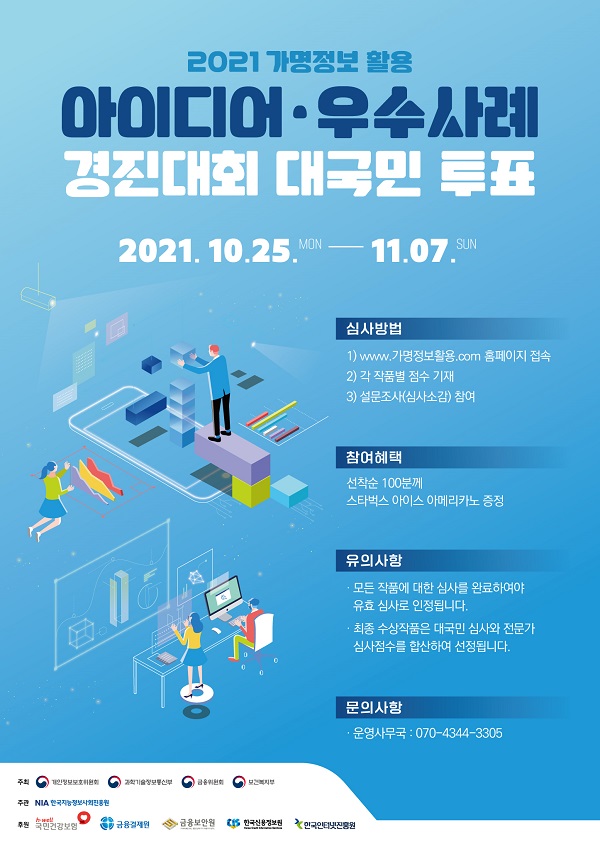 2021 가명정보 활용 아이디어·우수사례 경진대회 대국민투표-poster